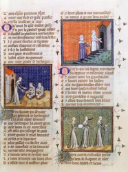 Het geven van aalmoezen, 1393