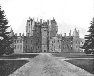 Kasteel Glamis, Forfar, Schotland, 1894