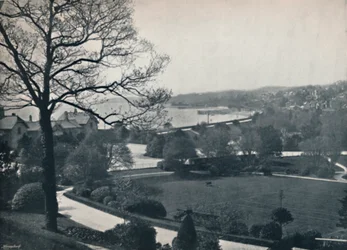 Grange - Uitzicht vanuit de tuinen, 1895