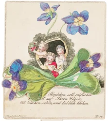 Wenskaart, ca. 1820