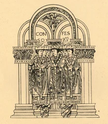 Gregorius de Grote, St. Benedictus en St. Cuthbert, 1908