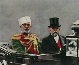 Grootvorst Nikolai Nikolajewitsch 1856-1929 en Poincaré geb. 1860, 1934