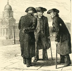 Groep van Greenwich Pensioentrekkers, ca. 1878