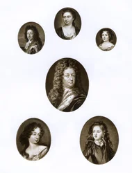 Groep koninklijke portretten, eind 17e - begin 18e eeuw, 1906