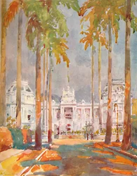 Guanabara Paleis - Residentie van president maarschalk Hermes da Fonseca, 1914