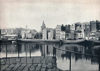 Guernsey - De oude haven, 1895