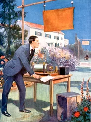 Guglielmo Marconi 1874-1937, Italiaanse natuurkundige en radiopionier