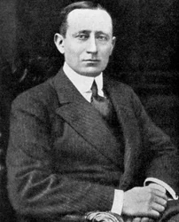 Guglielmo Marconi, Italiaanse uitvinder, ca. 1920