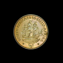 Half-penny munt, Zuid-Afrika