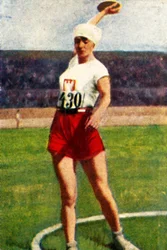 Halina Konopacka uit Polen, wereldkampioen discuswerpen, 1928