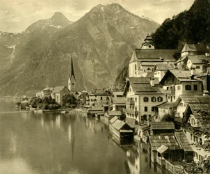 Hallstatt, Opper-Oostenrijk, ca. 1935