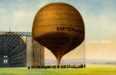 Hoogte-onderzoeksballon van Hans Bartsch von Sigsfeld, 1932
