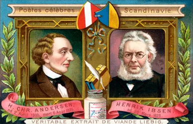 Hans Christian Andersen en Henrik Ibsen