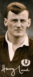 Harry Lind 1906-1986, Schotse internationale rugbyspeler, 1935