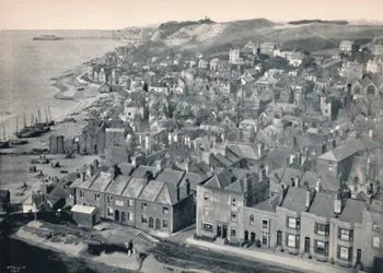 Hastings - Vanaf de East Hill, 1895
