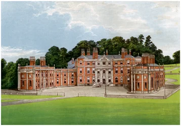 Hawkestone, huis van burggraaf Hill, ca. 1880