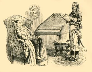 Haydns ogen vulden zich met tranen, 1907