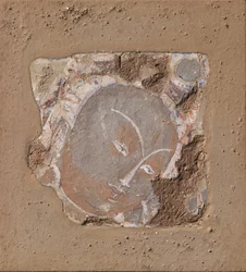 Hoofd van Bodhisattva, ca. 6e-7e eeuw