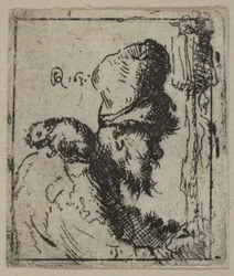 Hoofd van een rattenvanger, 17e eeuw