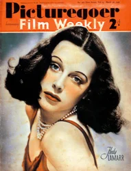 Hedy Lamarr 1914-2000, in Oostenrijk geboren Amerikaanse actrice, 1940