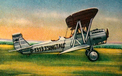Heinkel HD 24 L Tsingtau vliegtuig