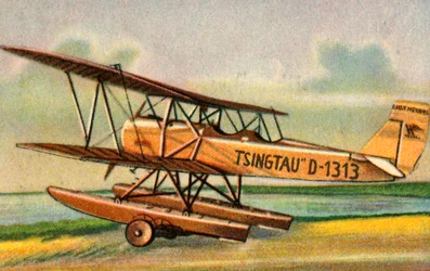 Heinkel HD 24 W Tsingtau watervliegtuig, 1920s, 1932