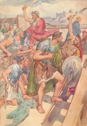 Hier zou het mogelijk zijn, dacht hij, om de vijand tegen te houden, ca. 1912