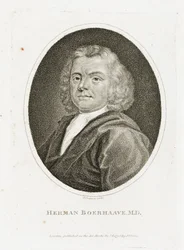 Herman Boerhaave, Nederlandse arts, chemicus en botanicus, begin 18e eeuw