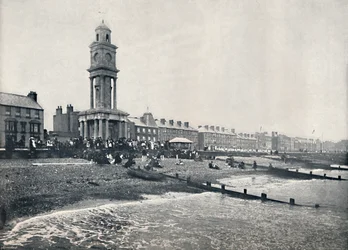 Herne Bay - De Voorzijde, met Klokkentoren