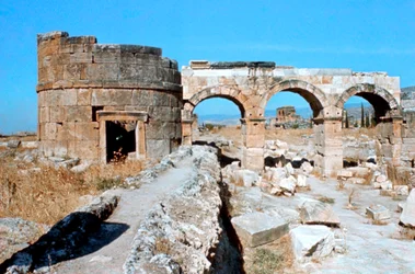 Hierapolis, Pamukkale, Turkije, 190 v.Chr.