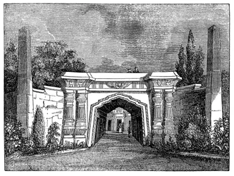 Highgate Begraafplaats, Londen, 1838