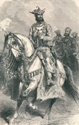 Zijne Hoogheid de Maharadja van Gwalior, 1896