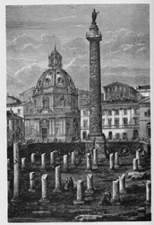 Geschiedenis van het Oude Rome. Rome gravures van 1872