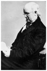Horace Greeley, Amerikaanse krantenredacteur en politicus, c1865
