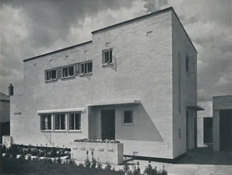 Huis in Hoghton, Lancs., door Frank Waddington, 1942