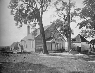 Huis waarin Stonewall Jackson stierf, Richmond, Virginia, c1897