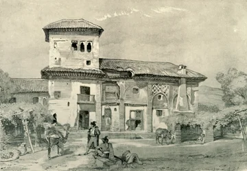 Huis van Sanchez, c1830, 1907