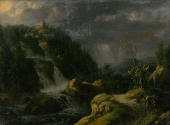 Kasteel in de storm