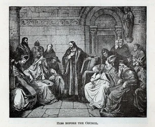 Huss voor de Raad, 1882