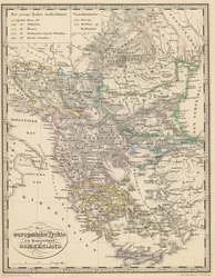 Illustratie uit het boek Atlas over alle delen van de aarde van onbekende auteur en uitgegeven door Chr. Steen & Søn (Kopenhagen, 1857)
