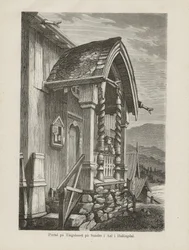 Illustratie uit het boek Nordiska taflor van onbekende auteur en uitgegeven door Albert Bonnier