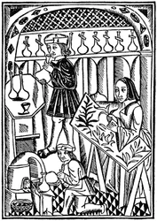 Illustratie uit Le Proprietaire des Choses, 1500, 1964