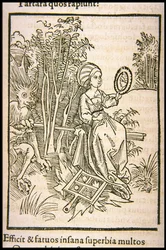 Illustratie voor het boek Narrenschip door Sebastian Brant, 1497