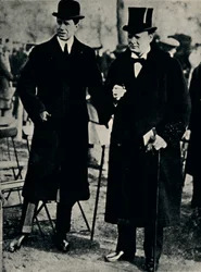In Hyde Park met de kroonprins van Zweden