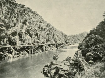 In de Cataract Gorge