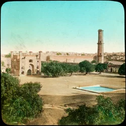 In het Fort, Lahore, India, eind 19e of begin 20e eeuw