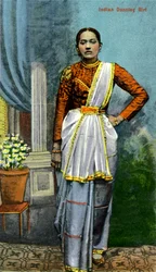 Indiase danseres, India, begin 20e eeuw