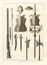 Infanterie harnassen en wapens