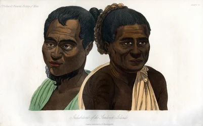 Inwoners van de Sandwich-eilanden, 1848