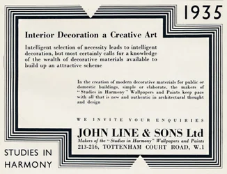 Interieurdecoratie een creatieve kunst - John Line & Sons Ltd